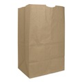 Grocery Bags | Ross & Wallace Paper Products 130321SP 8.13 in. x 5.88 in. x 12.5 in. #20 Squat Size Heavy-Duty Grocery Paper Bags - Kraft (500/Bundle) image number 0