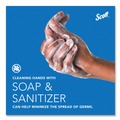 Soap Dispensers | Scott 92145 5 in. x 5.25 in. x 8.38 in. 1000 mL Essential Manual Skin Care Dispenser - Black image number 6