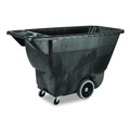Carts & Trucks | Rubbermaid Commercial FG9T1300BLA 450 lbs. Capacity Rectangular Structural Foam Tilt Truck - Black image number 4
