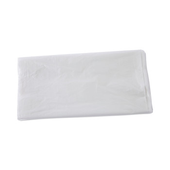 Boardwalk Z7660HNKX02 38 in. x 60 in. 60 gal. 13 mic High Density Industrial Can Liners Flat Pack - Natural (200/Carton)