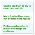 Cleaning Cloths & Wipes | Tork 500105 1-Ply 9 in. x 12.4 in. Light Duty Cleaning Cloth Giant Roll - White (1/Carton) image number 4