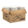 Food Containers & Lids | Dart 85MFPPHT1R Single Compartment 8.25 in. x 8 in. x 3 in. Plastic Hinged Lid Containers - White (150/Carton) image number 0