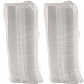 Food Containers & Lids | Dart CH8DED ClearPac SafeSeal 8 oz. Domed Lid Plastic Tamper-Resistant/Evident Containers - Clear (200/Carton) image number 1