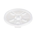 Cup Lids | Dart 12FTLS Lift N' Lock Lids for 10 - 14 oz. Cups - Translucent (100/Sleeve, 10 Sleeves/Carton) image number 1