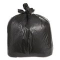 Low-Density Trash Bags | Trinity Plastics 100527 38 in. x 58 in. 60 gal. 2.4 mil Flat Pack Low-Density Can Liners - Black (100/Carton) image number 0