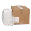 Bakery Boxes & Containers | Pactiv Corp. 000000000000002002 ClearView 6.75 x 4 x 4 2-Compartment Plastic Bakery Cupcake Container - Clear (100/Carton) image number 4