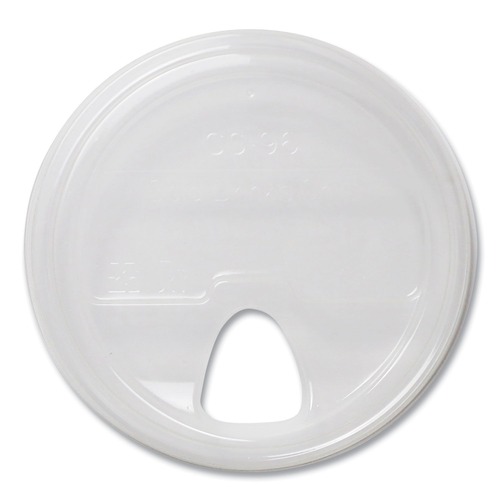 Cup Lids | World Centric CPL-CS-12NS Plastic PLA Clear Cold Cup Lids Fits 9 oz to 24 oz Cold Cups - Clear (1000/Carton) image number 0