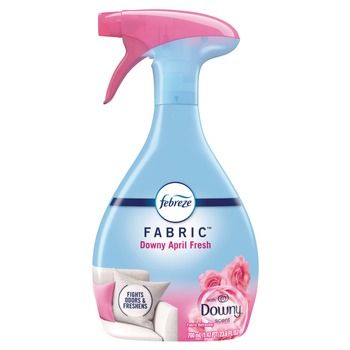 Febreze 80363506 FABRIC 23.6 oz. Spray Bottle Extra Strength Refresher/Odor Eliminator - Downy April Fresh (8/Carton)