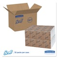 Dinner Napkins | Scott 98720 12 in. x 7 in. 1-Ply Low-Fold Dispenser Napkins - White (8000/Carton) image number 2