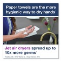 Towel Dispensers | Tork 552530 PeakServe Continuous 14.44 x 3.97 x 19.3 Hand Towel Dispenser - White image number 3