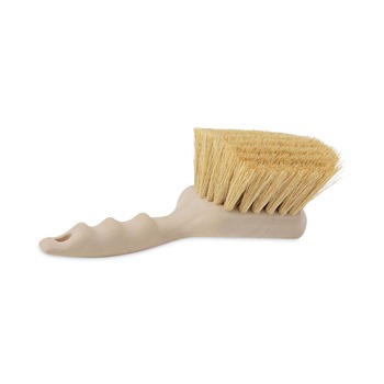 BRUSHES | Boardwalk BWK4208 5.5 in. Brush 3 in. Tan Plastic Handle Cream Tampico Bristles Utility Brush