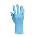 Food Service Disposable & Single Use Gloves | Ansell 54189 4 mil Thick 9.5 in. Long Powder-Free G10 Comfort Plus Blue Nitrile Gloves - Extra Large, Light Blue (100/Box) image number 2