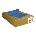 Low-Density Trash Bags | Heritage L5645TX ER1 Eco Blend Max 28 in. x 45 in. 0.8 mil 23 Gallon Can Liners - Blue (25 Bags/Roll, 10 Rolls/Carton) image number 0