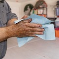 Perforated Roll & Hand Towels | Sellars 54400 1-Ply 11 x 9.4 TOOLBOX Shop Towels - Blue (30/Carton) image number 6