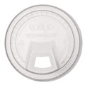 Cup Lids | Eco-Products EP-FLCS 1000-Piece/Carton GreenStripe 9 - 24 oz. Cold Cup Sip Lids - Clear image number 1