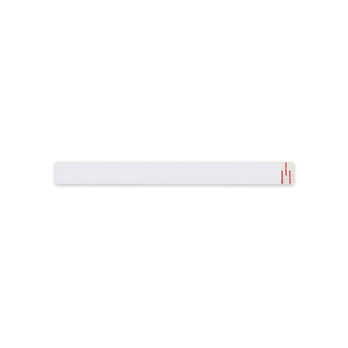 Food Containers & Lids | Hoffmaster 883173 1.5 in. x 24 in. Peel and Seal Tamper Evident Food Container Paper Bands - White (2500/Carton) image number 0
