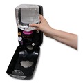 Soap Dispensers | Boardwalk 2730-12-GCE00LP 6 in. x 4.05 in. x 10.58 in. 1200 mL Touch-Free Foam Soap Dispenser - Black image number 4