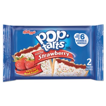 BREAKROOM | Kellogg's KEL31732 3.67 oz. Pop Tarts - Frosted Strawberry (6/Box)