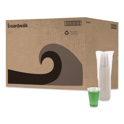 Perforated Roll & Hand Towels | Boardwalk BWKTRANSCUP14CT 14 oz. Plastic Cold Cups - Translucent (1000/Carton) image number 0