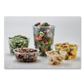 Food Containers & Lids | Fabri-Kal 000000000009505103 4.6 in. x 4.1 in. 24 oz. Microwavable Plastic Deli Containers - Clear (500/Carton) image number 3