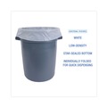 Low-Density Trash Bags | Boardwalk H6639TWK 33 in. x 39 in. 33 gal. 0.9 mil Linear Low Density Industrial Can Liners - White (100/Carton) image number 3