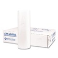 Low-Density Trash Bags | Inteplast Group SLW4046SPNS 40 in. x 46 in. 45-Gallon 1.15 mil. Interleaved Roll Institutional Low-Density Can Liners - Natural (5-Rolls/Carton) image number 0