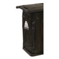 Perforated Roll & Hand Towels | Nexstep Commercial Products 96980 Premier Janitor Cart, 2 Shelves, Plastic, 18.25 x 44.5 x 38, Black image number 3