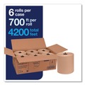 Perforated Roll & Hand Towels | Tork 290088 7.7 in. x 700 ft. Matic Hardwound Roll Towel - Natural (6/Carton) image number 2