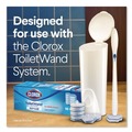 Toilet Brushes | Clorox CLO31620 ToiletWand Toilet Cleaning Scrubbing Pads Refills - Blue/White (6/Carton) image number 5