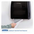 Towel Dispensers | Kimberly-Clark Professional 09996 Sanitouch Hard Roll 12.63 in. x 10.2 in. x 16.13 in. Towel Dispenser - Smoke image number 4