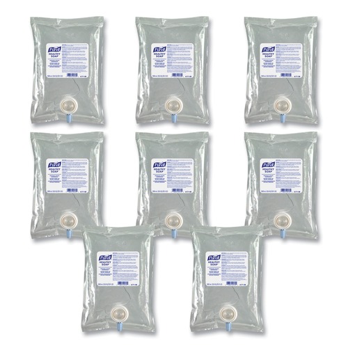 Soap Refills | PURELL 4171-08 HEALTHY SOAP 1,000 mL Premium Lotion Handwash - Waterfall Scent (8/Carton) image number 0
