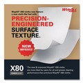 Perforated Roll & Hand Towels | WypAll 41044 11.1 in. x 16.8 in. BRAG Box HYDROKNIT X80 Cloths - White (160/Carton) image number 4