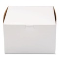 Bakery Boxes & Containers | SCT SCH 0941 8 in. x 8 in. x 4 in. Bakery Boxes - White (250/Carton) image number 2