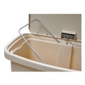 Indoor Waste Receptacles | Rubbermaid Commercial 1883456 Streamline 8-Gallon Resin Front Step Style Step-On Container - Beige image number 3
