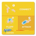 Dusters | Swiffer 99036BX Fiber Bristle Duster Refill - Light Blue (18/Box) image number 3