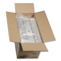 Food Containers & Lids | Pactiv Corp. Y11334 3.25 in. x 6.5 in. x 3 in. Plastic Hinged Lid Sandwich Container - Clear (85/Pack, 3 Packs/Carton) image number 3