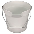 Buckets & Wringers | Impact 5510 10.63 in. Diameter 10 quart Polypropylene Deluxe Heavy-Duty Bucket - Gray image number 0