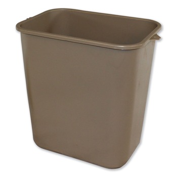 INDOOR WASTE RECEPTACLES | Impact 7702-15 20-Quart Polyethylene Soft-Sided Wastebasket - Beige