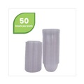 Food Containers & Lids | Eco-Products EP-SB18 5.5 in. x 2.3 in. 18 oz. Renewable and Compostable Plastic Containers - Clear (150/Carton) image number 10