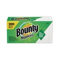 Luncheon Napkins | Bounty 96595 12-1/10 in. x 12 in. 1-Ply Quilted Napkins - White (8/Carton) image number 1