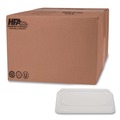 Food Containers & Lids | Handi-Foil 2059DL-1000 Plastic Dome Lids for 1-lb. Oblong Pans - Clear (1000/Carton) image number 0