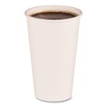 Cups | Boardwalk BWKWHT16HCUP 16 oz. Paper Hot Cups - White (20 Cups/Sleeve, 50 Sleeves/Carton) image number 1