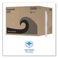 Disposable Knives | Boardwalk BWKKNIFEHW Heavyweight Polystyrene Cutlery Knife - White (1000/Carton) image number 3