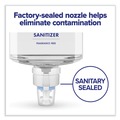 Hand Sanitizer Dispensers | PURELL 5024-01 5.25 in. x 8.56 in. x 12.13 in. 1,200 mL Push-Style Hand Sanitizer Dispenser - Graphite (1/Carton) image number 2