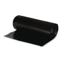 Low-Density Trash Bags | Earthsense Commercial 1507734 40 in. x 46 in. 45-Gallon 2 mil. Linear Low Density Recycled Can Liners - Black (100/Carton) image number 2