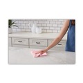 Cleaning Cloths & Wipes | Boardwalk 2164040 16 in. x 16 in. Microfiber Cleaning Cloths - Pink (24/Pack) image number 3