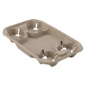 Cup Trays | Chinet 20969 StrongHolder 8 oz. - 22 oz. Molded Fiber Cup/Food Tray - Beige (250/Carton) image number 0