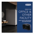 Toilet Tissue Dispensers | Kimberly-Clark Professional 09551 20.4 in. x 5.8 in. x 13.1 in. Cored JRT Jumbo Combo Tissue Dispenser - Smoke/Gray image number 9
