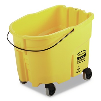 Rubbermaid Commercial 2064914 WaveBrake 2.0 8.75 gal Plastic Bucket - Yellow