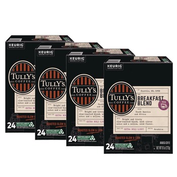  | Tully's Coffee 5000330027 Coffee K-Cups - Breakfast Blend (96/Carton)